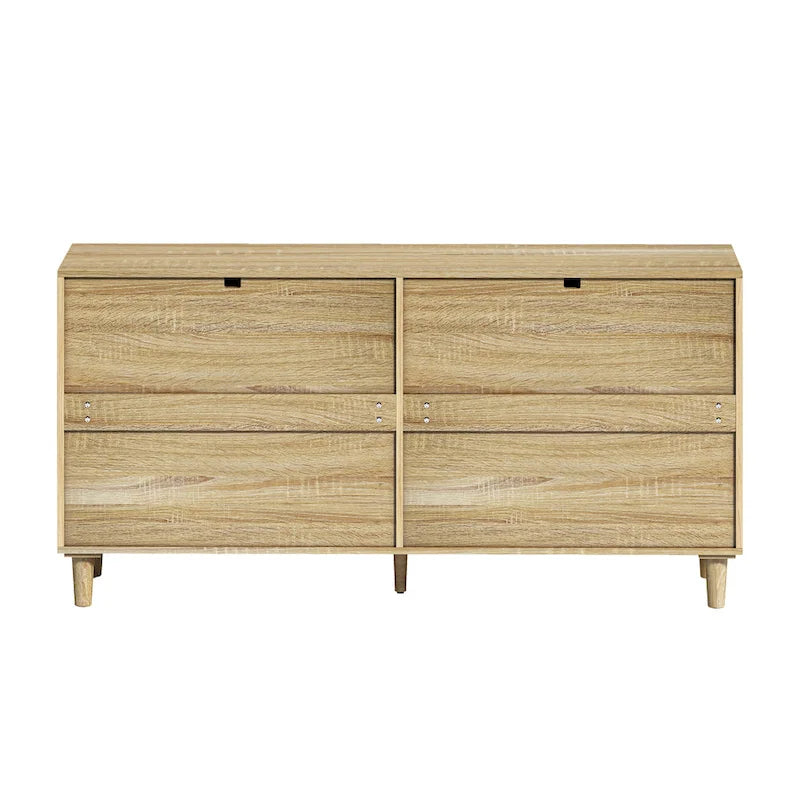 Bedroom Rattan Dresser with Drawers