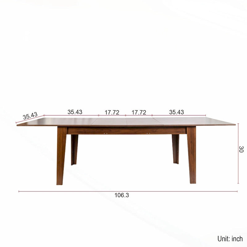 Versatile Extendable Wooden Kitchen Table for Various Occasions