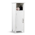 Bathroom Floor Storage Cabinet Free Standing w/ Single Door