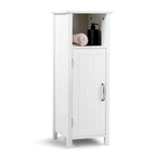 Gymax Bathroom Floor Storage Cabinet Free Standing w/ Single Door