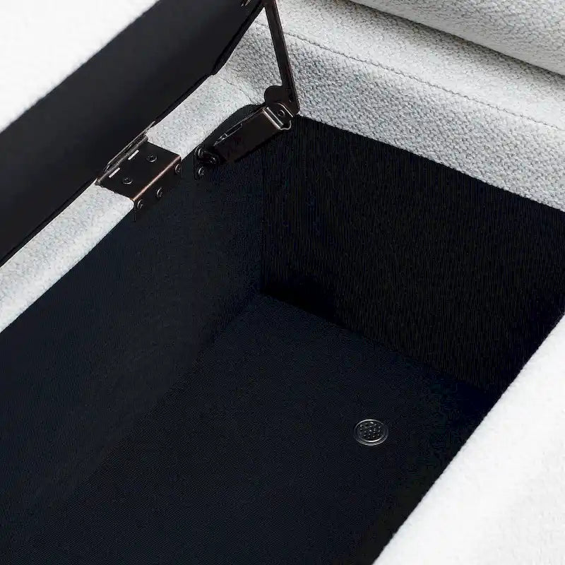 Upholstered Velvet Storage Bench