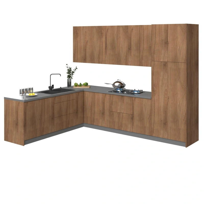 Natural Teak & Black Color Base Size 8x10Ft Wide - 126x96