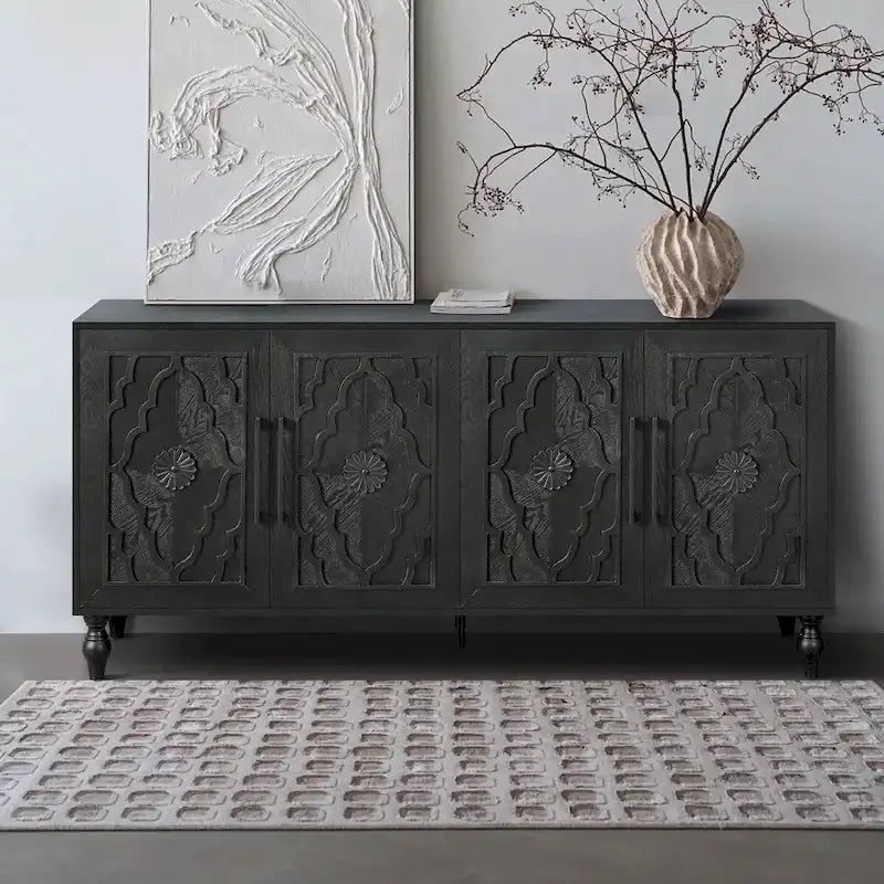 Storage Cabinet with 4 Doors