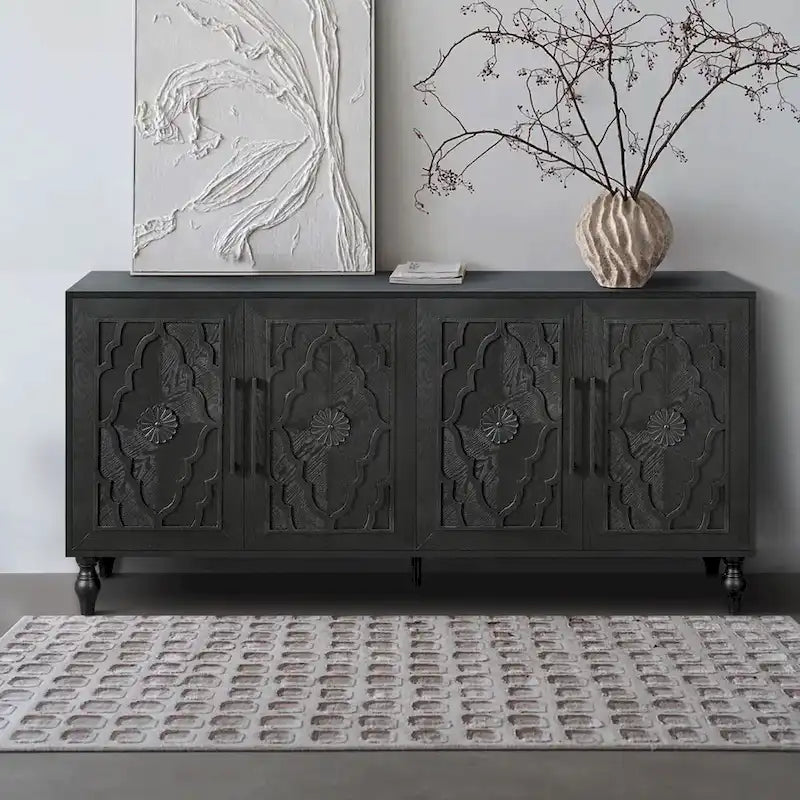 Storage Cabinet with 4 Doors