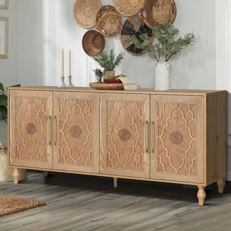 Storage Cabinet with 4 Doors