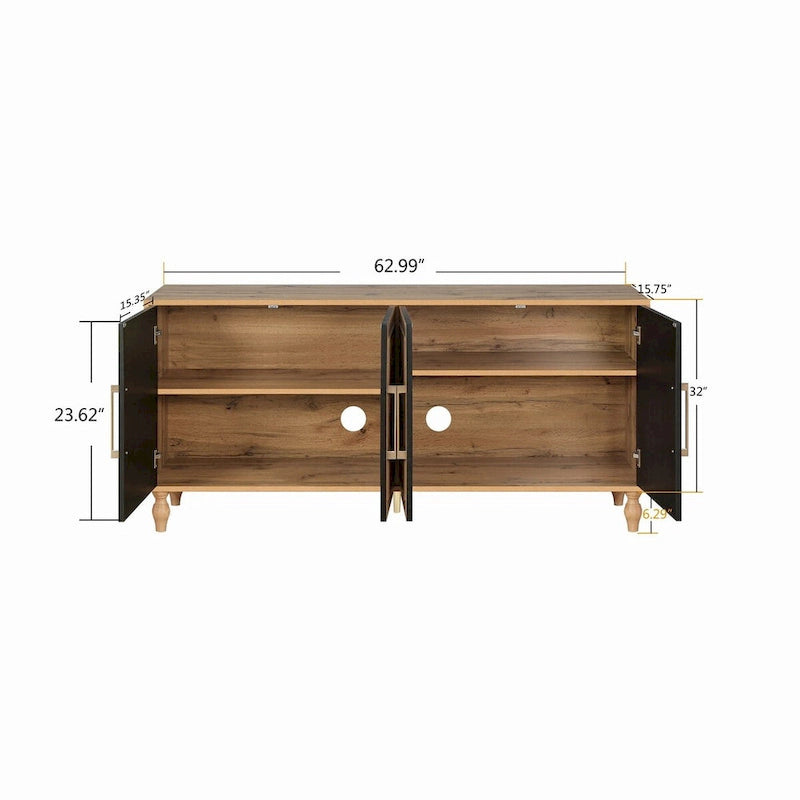 Storage Cabinet with 4 Doors