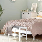 Botník lavice s polštářem – 32D x 60Š x 43V cm
