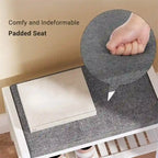 Botník lavice s polštářem – 32D x 60Š x 43V cm