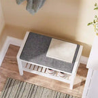 Botník lavice s polštářem – 32D x 60Š x 43V cm