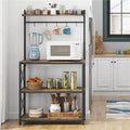 4-Tier Storage Shelf Kitchen baker's Microwave Oven Stand