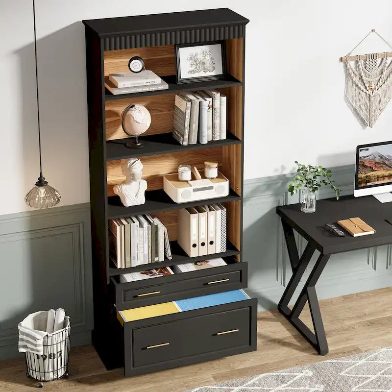 72 Inches Modern Tall Vertical File Filing Cabinet for Home Office
