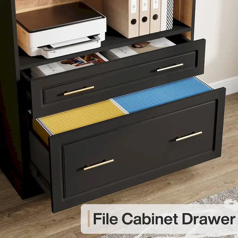 72 Inches Modern Tall Vertical File Filing Cabinet for Home Office