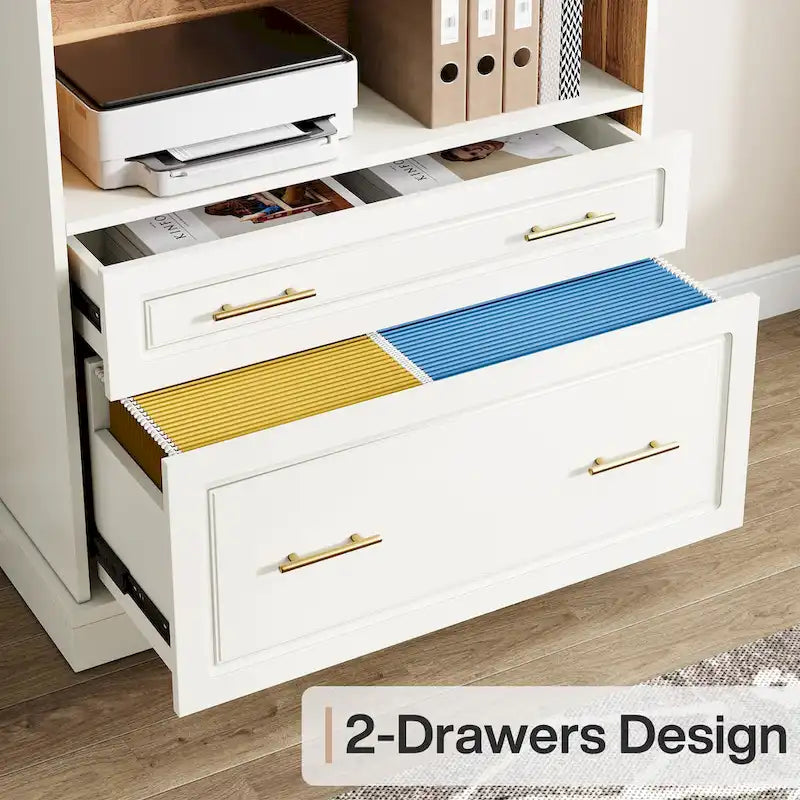72 Inches Modern Tall Vertical File Filing Cabinet for Home Office